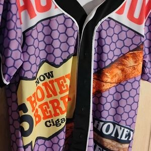 Source Unknown Purple Honeycomb Jersey